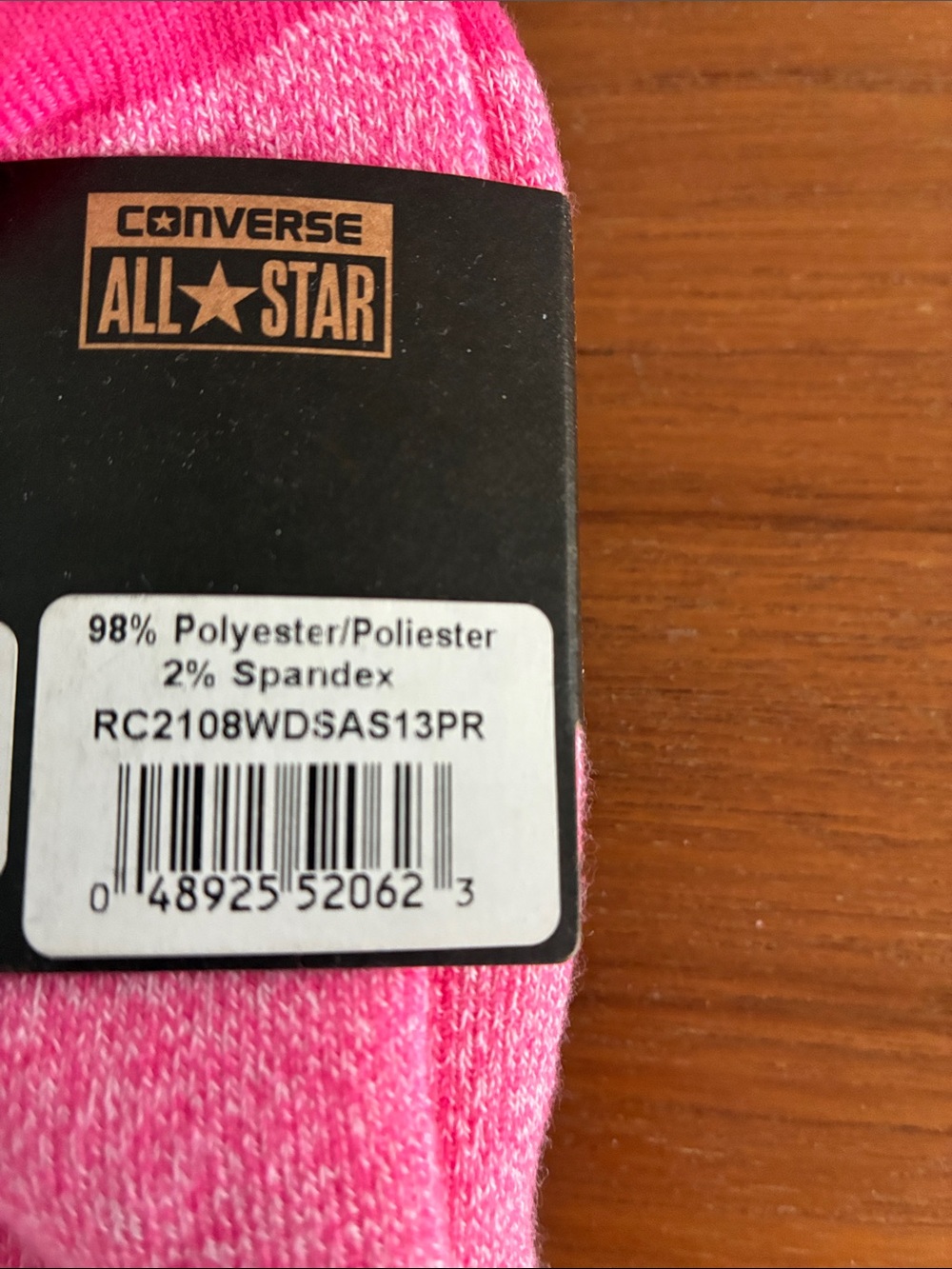 Converse Low-Cut 3-Pack Socks - Black, Teal & Pink - Picture 3 of 4